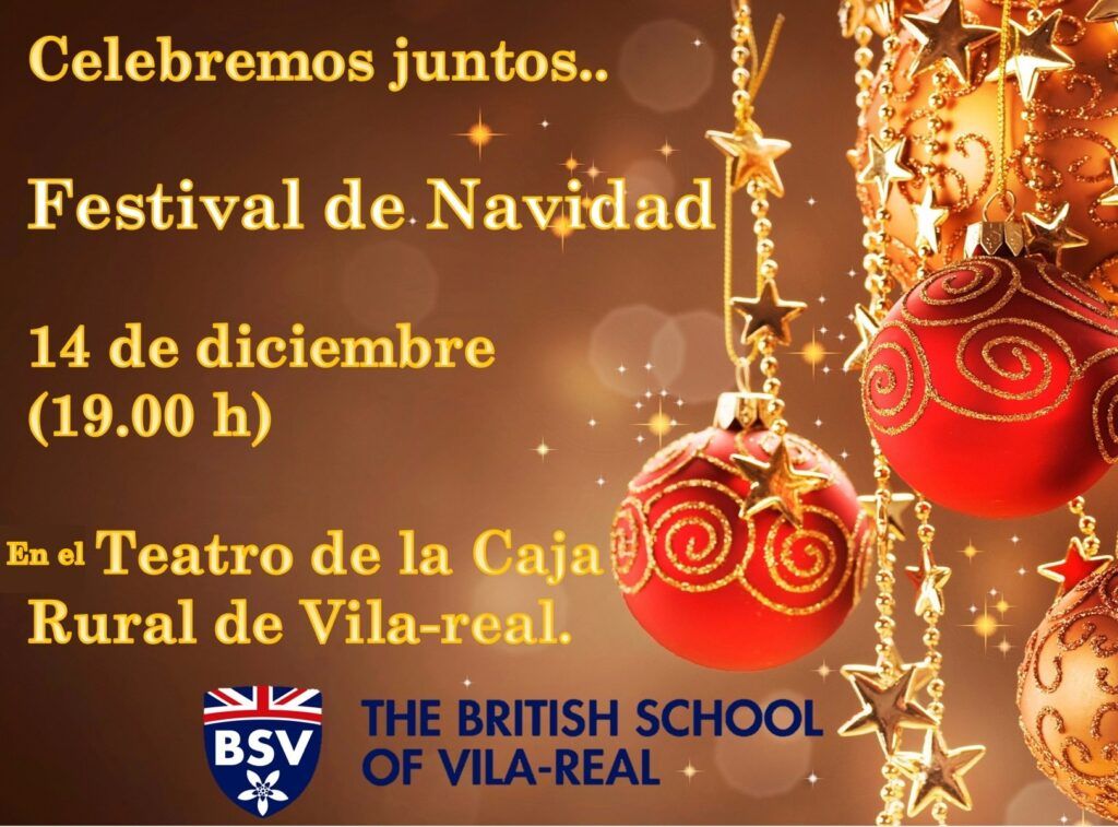SECONDARY CHRISTMAS SHOW: Thursday, 14th December, Teatro Caja Rural de Vila-real