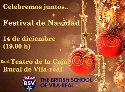 FESTIVAL DE NAVIDAD DE SECUNDARIA: Jueves, 14 de diciembre en el Teatro de la Caja Rural de Vila-real