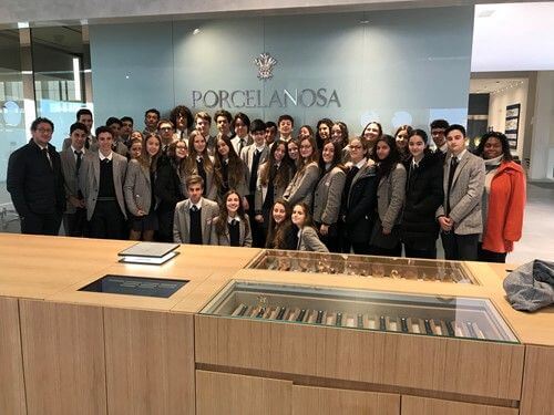 YEAR 11 STUDENTS LEARN BUSINESS THEORY PUT IN PRACTICE DURING OUR VISIT OF PORCELANOSA