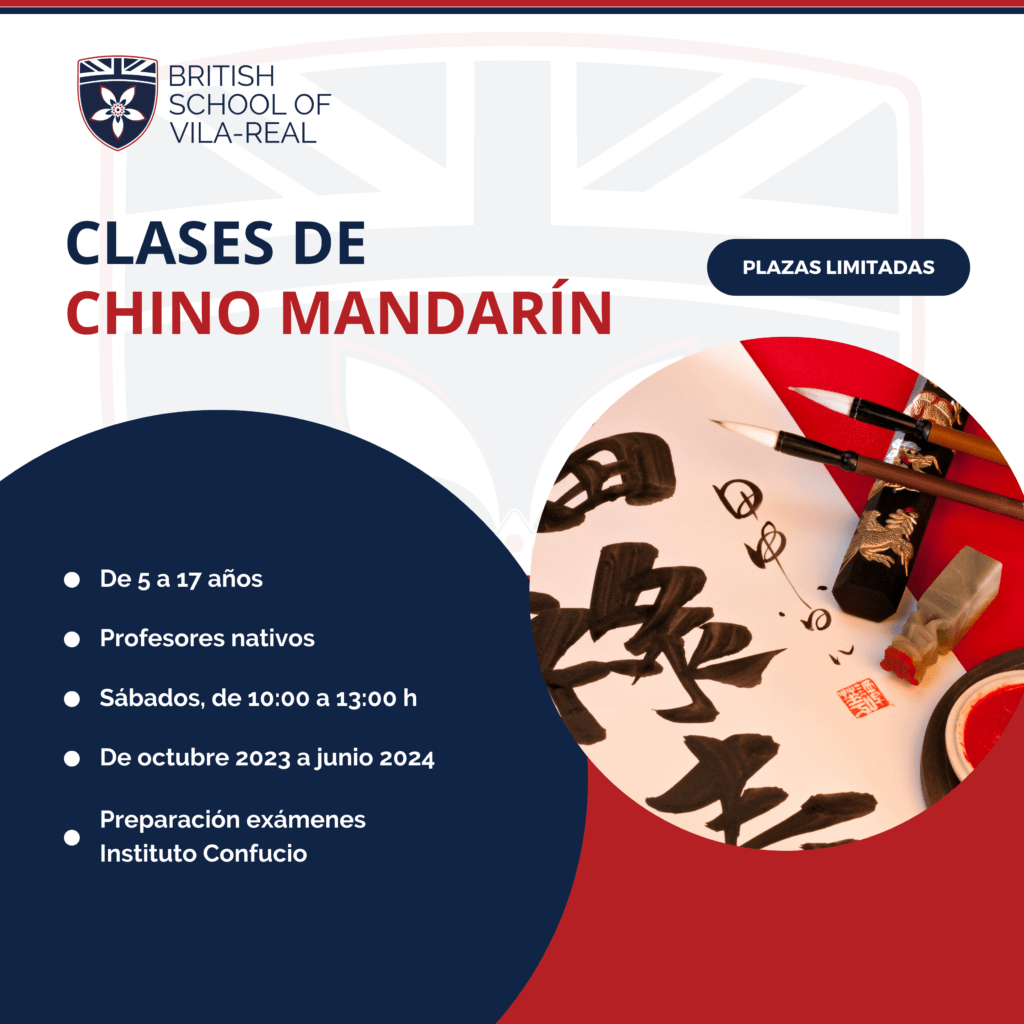 curso de chino mandarin en British School of Vila-real
